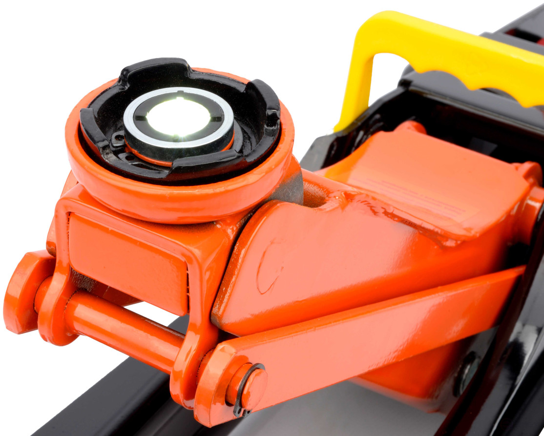 Домкрат гидр. 2.50т (85-380 мм; подкатной; с подсветкой; в коробке) АвтоDело (43229)