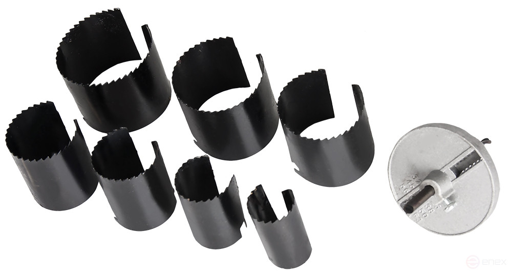 Набор кольцевых пил ПРАКТИКА 2", 26 - 63 мм, 7 шт, серия Сделай Сам, блистер (774-382)