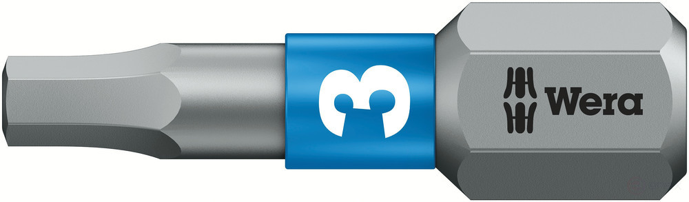 840/1 BTZ Hex-Plus бита биторсионная под внутренний шестигранник, вязкая твёрдость, хвостовик 1/4" C 6.3, 3 x 25 мм