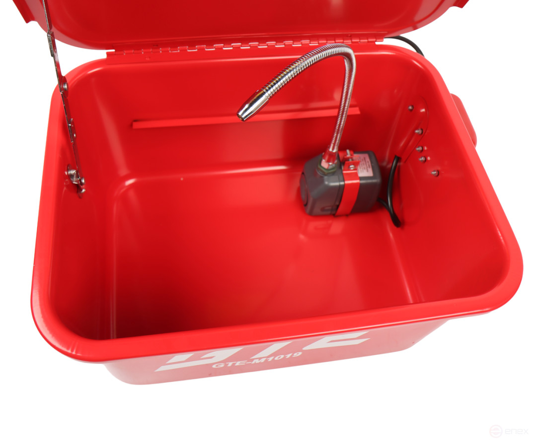 Установка для мойки деталей с электрическим насосом 19л GTE