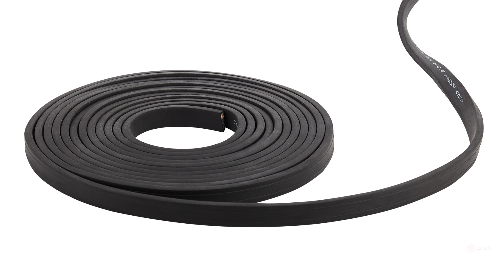 ERABL-K100 ERA Belt-light cable, IP65, 2 cores, 2x1.5mm2, rubber, copper, coil 100 m, black, 220V