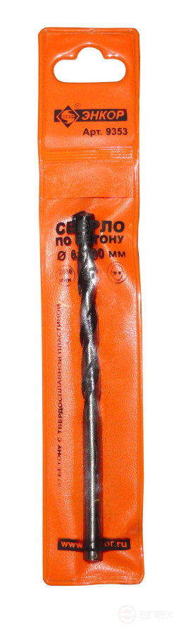 Сверло для бетона 6Х100 мм