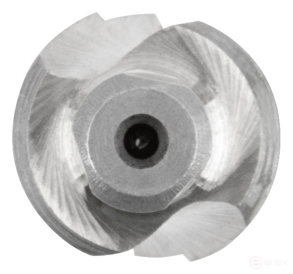 HSS step drill for metal, spiral profile, 9 steps, 4-12 mm