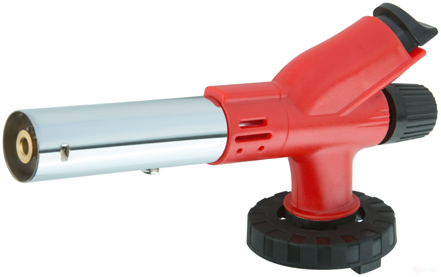 Gas burner with piezo ignition