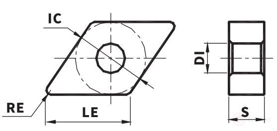 DNMG150604-TM VK4225 Пластина твердосплавная ИПК