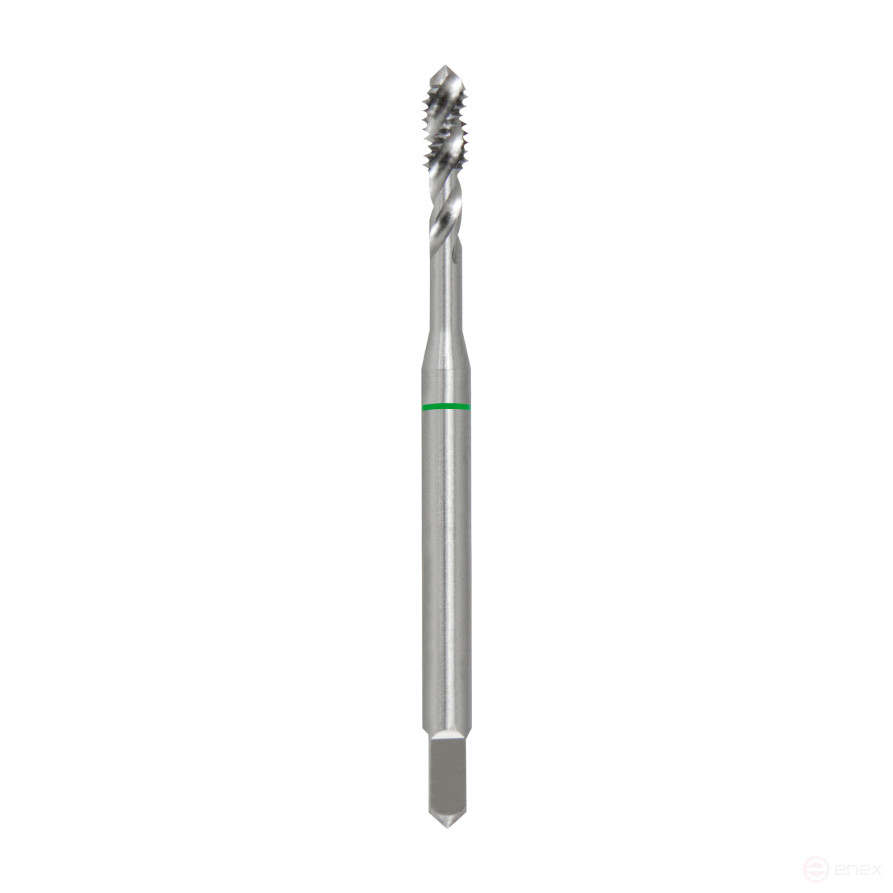 Machine tap HSSE-Co 5 polished UNF Nr. 10x32 with reinforced shank for blind holes