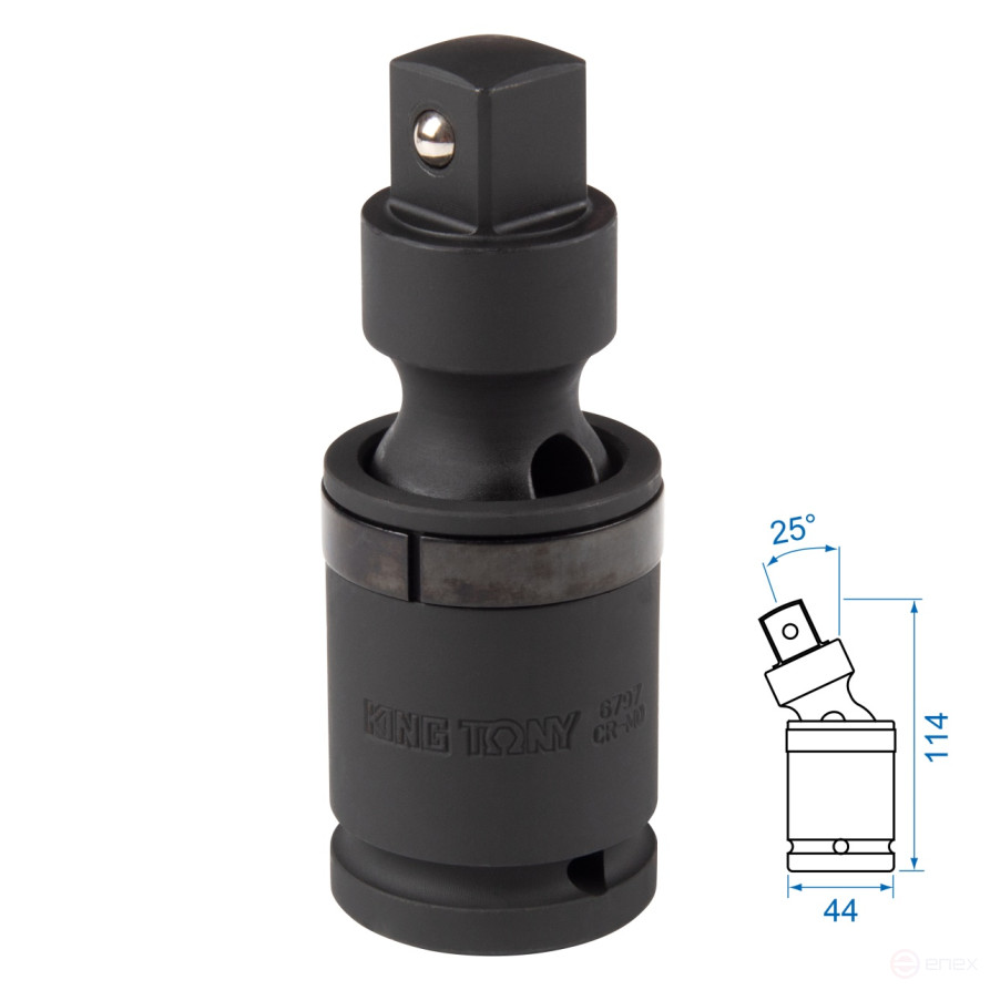 3/4" impact gimbal, ball bearing, with ball lock KING TONY 6797P