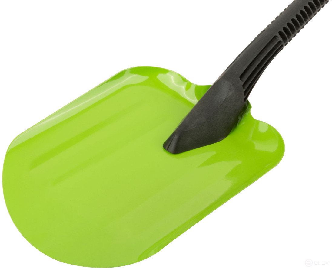 Automotive steel shovel, frost-resistant plastic handle 80x205x700 mm