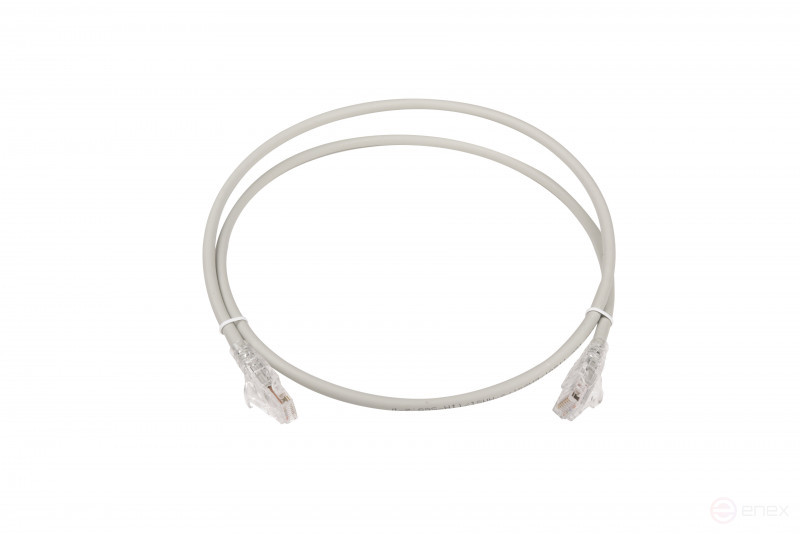 WRline WR-PC-RJ45-UTP-5E-1-GY Патч-корд U/UTP, категория 5е, 2xRJ45, неэкранированный, серый, LSZH, 1м