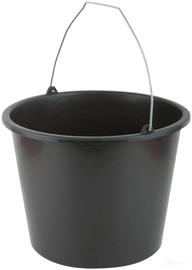 Construction plastic bucket for mixing 12 l mortar