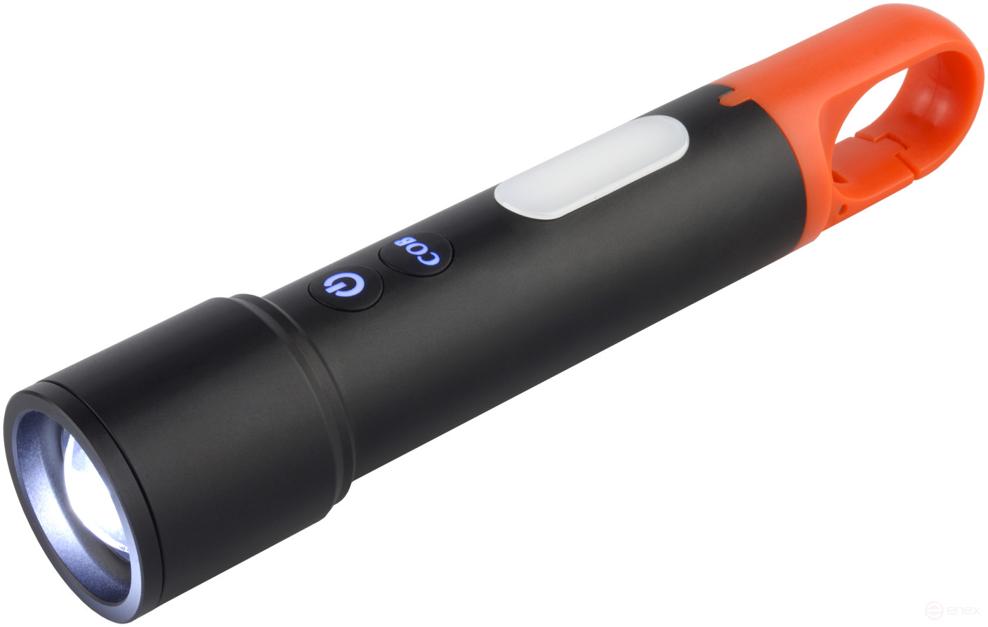 Фонарь светодиодный универсальный фокусируемый 600Lm Li-ion 1200mAh (АвтоDело) 44361