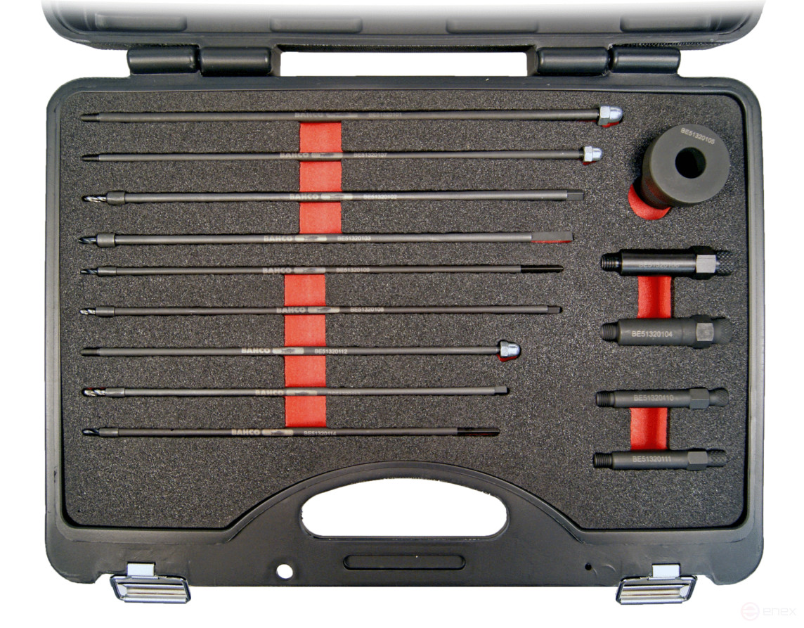 Универсальный набор инструментов для удаления свечей накаливания для Ford, Mazda, Suzuki и Toyota 1.4-1.6 Diesel, 14 предметов