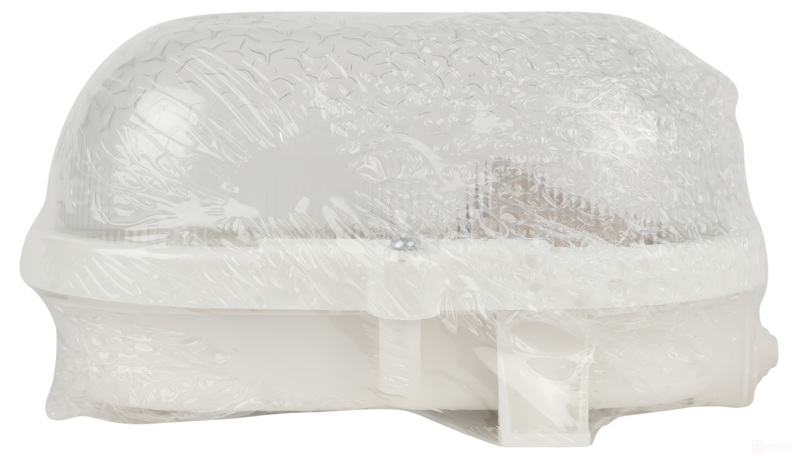 Lamp ERA NBP 01-60-012 with rim Euro plastic / glass IP53 E27 max 60W 185x120x110 oval white