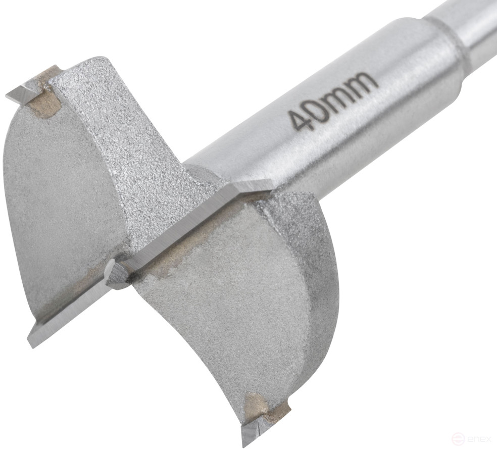 Forstner drill bit (milling cutter) with 40 mm carbide inserts