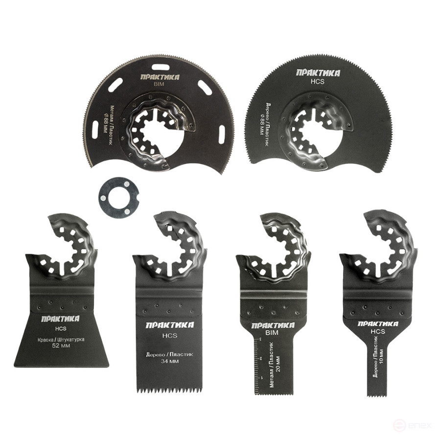 Набор насадок для МФИ ПРАКТИКА 6 шт комбинированный №5 в блистере (240-546)