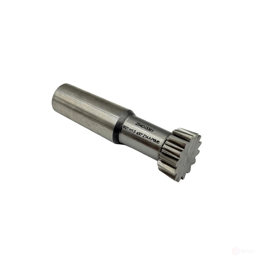 Долбяк хвостовой М 1.5, z=14, 30°, D=21 мм (2540-0081) TORNERI Т028223