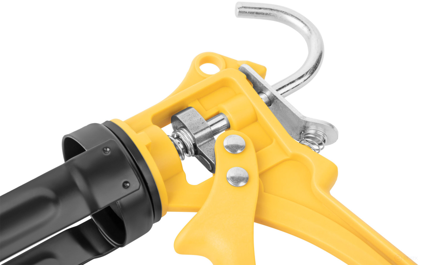 Sealant gun 225 mm semi-hull reinforced, polyamide handle, Professional