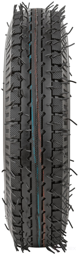 Колесо запасное, 8 слойная шина, 390х90x220 мм для тачки 77557 (4,80"/4,00"-8") (посадка ширина 90 мм, диаметр 20 мм)