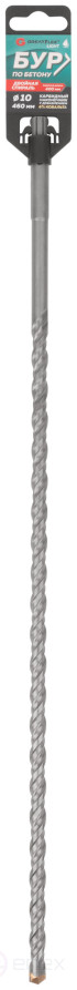 Бур по бетону, SDS-Plus, GreatFlex Light, 10x460 мм