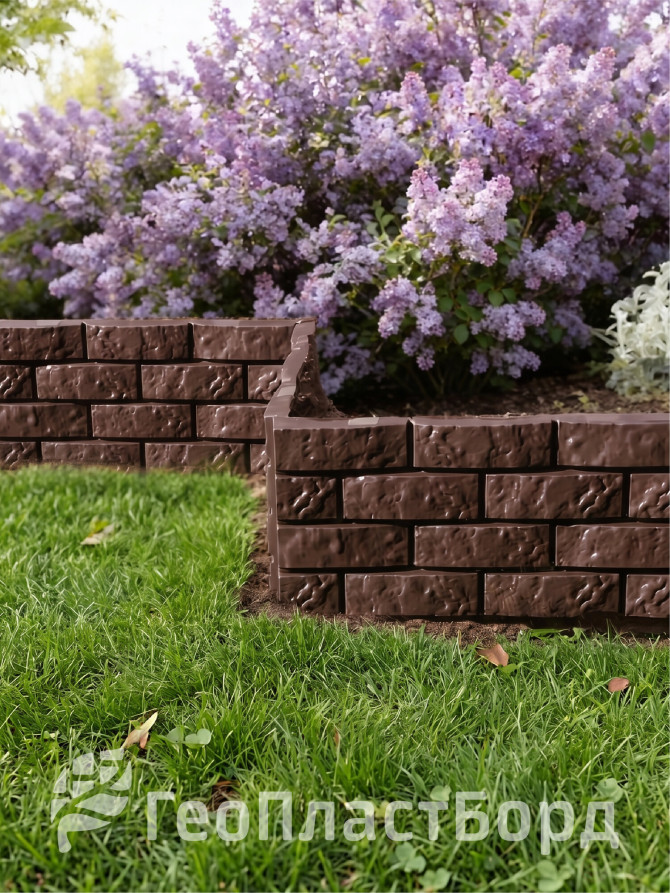 Decorative garden fence for cottages and gardens Geoplastboard 180x20 cm