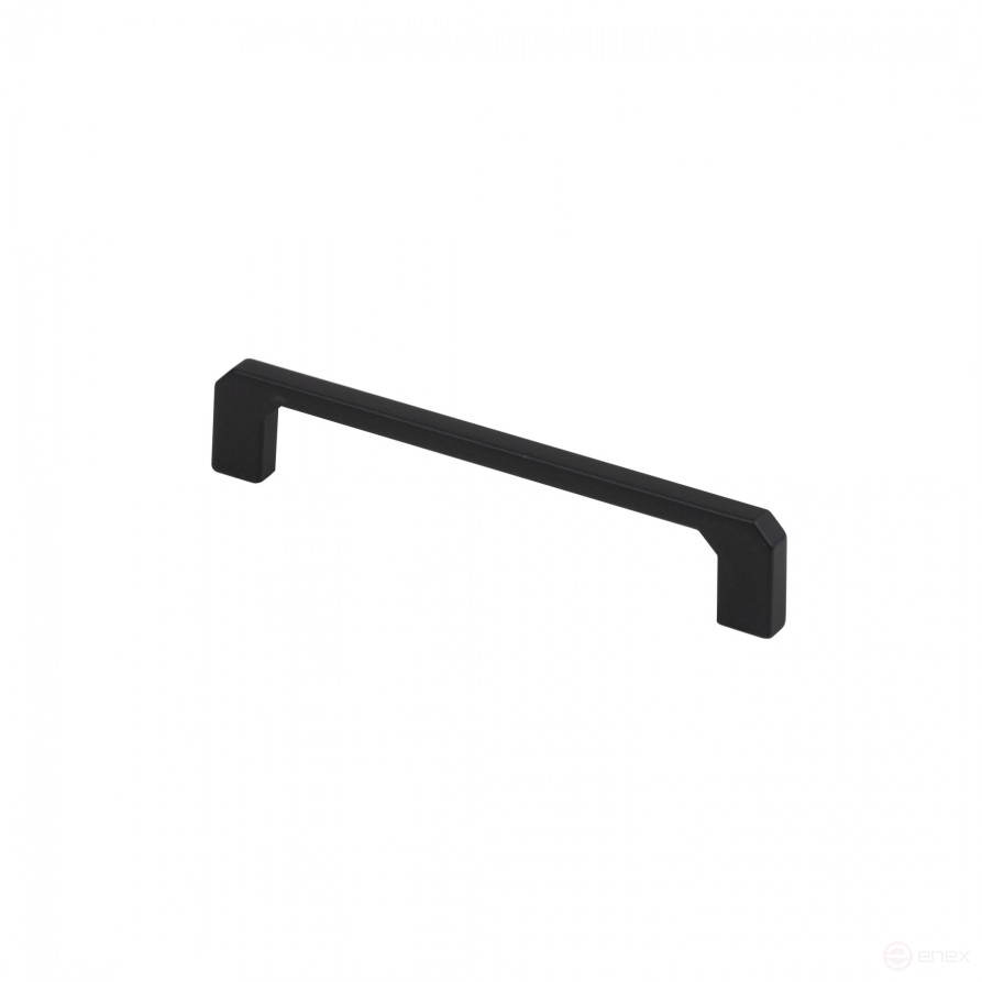 Handle metal bracket VULKAN 128 matt black, AKS