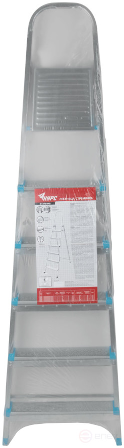 Steel ladder, 6 steps, weight 6.4 kg