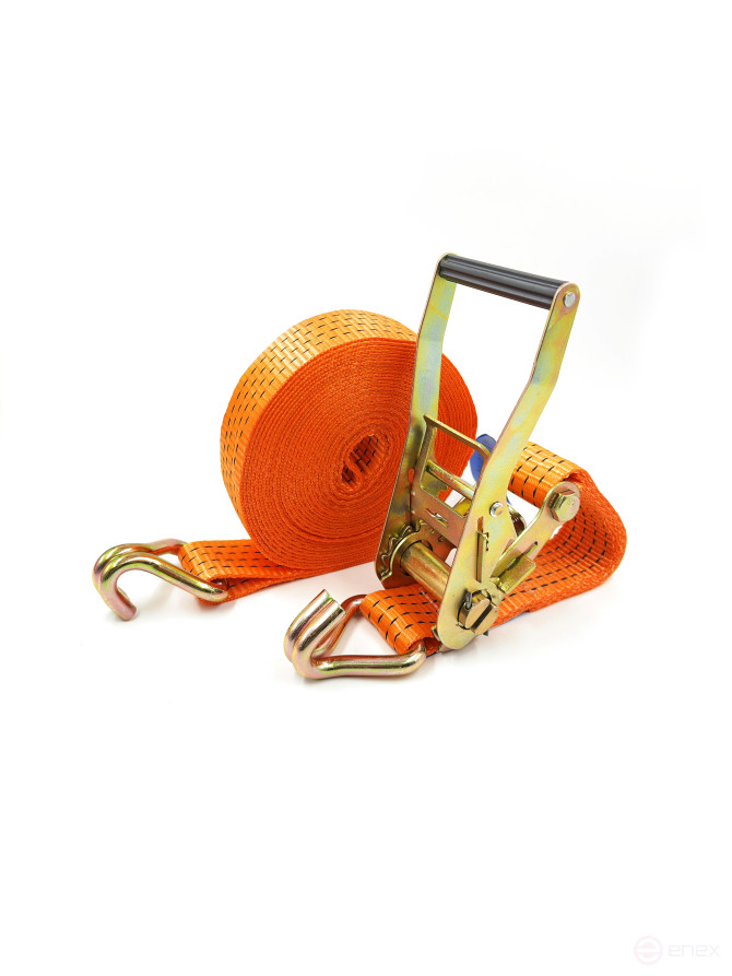 Ремень стяжной с храповым механизмом РОМЕК для крепления груза 2,0/4,0тн, 12м арт. 50.20.3.0