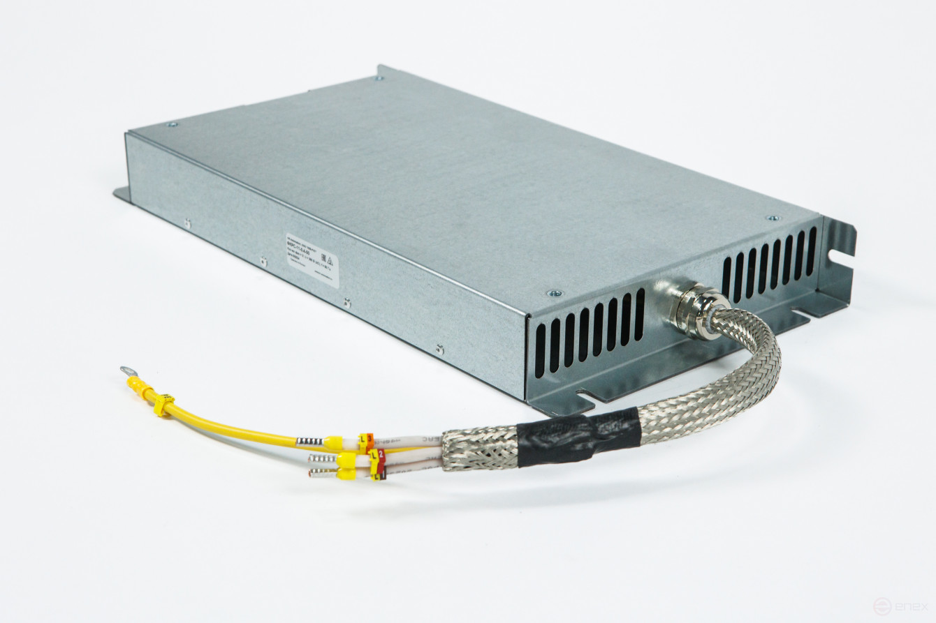 EMC filter for 11 kW Frequency converters, Rated current 30A FCRS-11-0,4-00