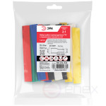 Набор термоусадочных трубок ЭРА NO-224-526 ТТУ нг-LS 8/4 7 цветов по 3 шт L=100 мм