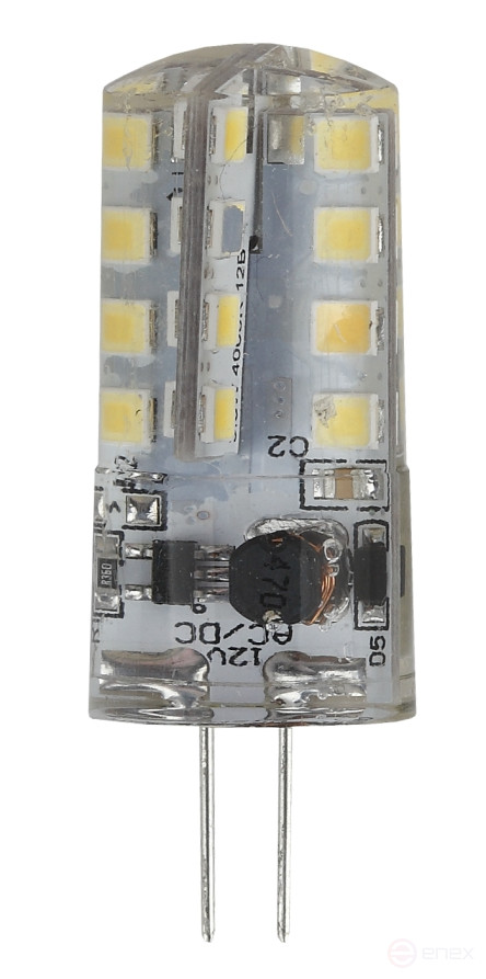 Лампа светодиодная ЭРА STD LED JC-3W-12V-827-G4 3Вт капсула теплый белый свет G4