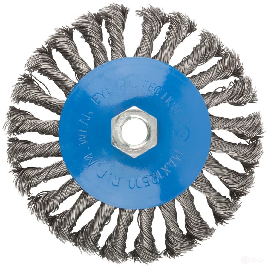 Corkscrew, type "wheel" with tilt, nut M14, steel twisted wire 125 mm