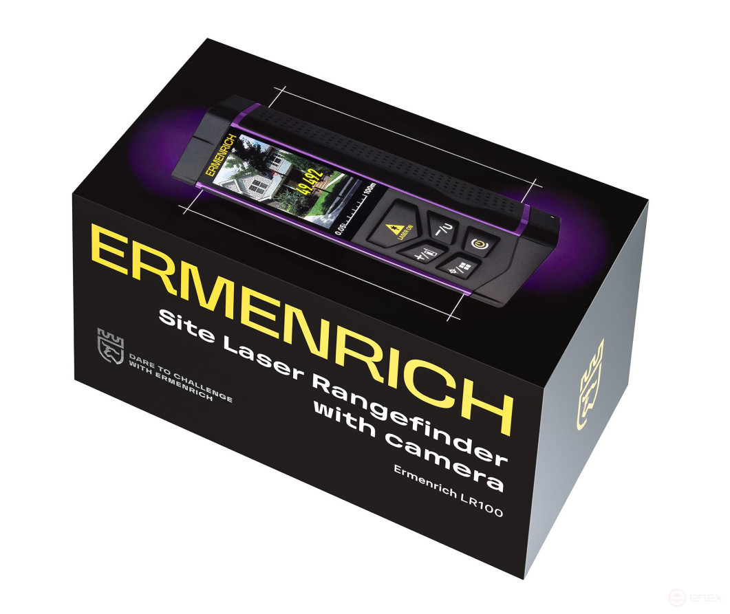 Лазерная рулетка Ermenrich PRO LR100, с камерой