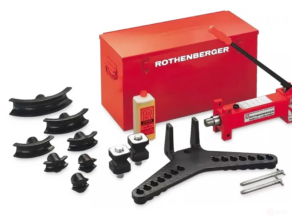 Manual hydraulic tube bender ROBULL type E with closed frame and accessories 3/8 - 2" (Robull)