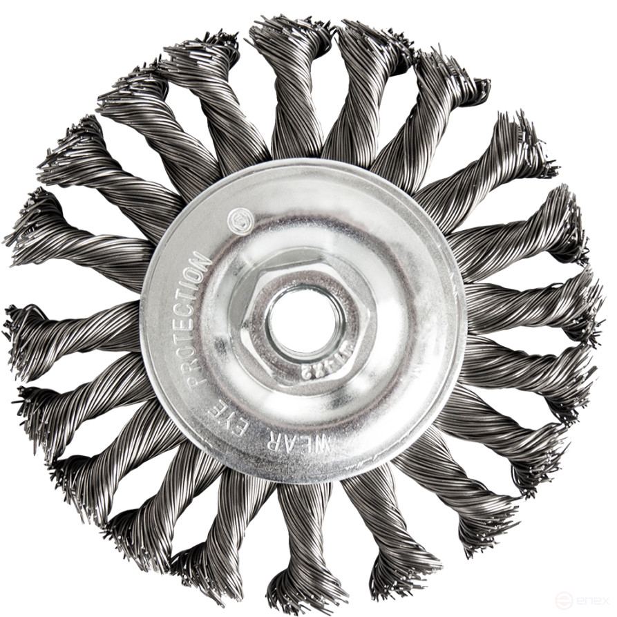 Кордщетка для МШУ радиальная витая ПРАКТИКА 115 мм М14 (242-625)