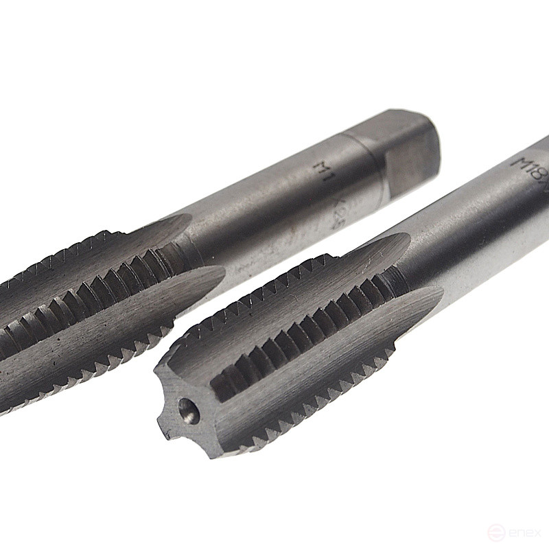 Метчик ER-01825M M18x2,5 (2шт),в пластиковом футляре ЭВРИКА /1