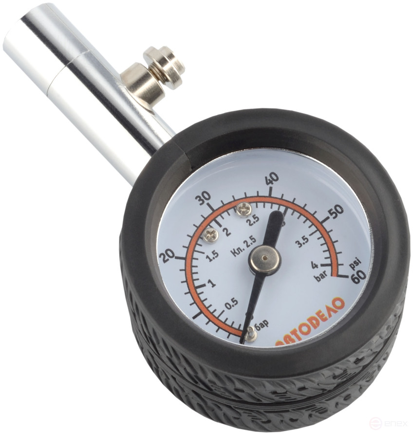 Манометр 4 атм. с клапаном (АвтоDело) 42308