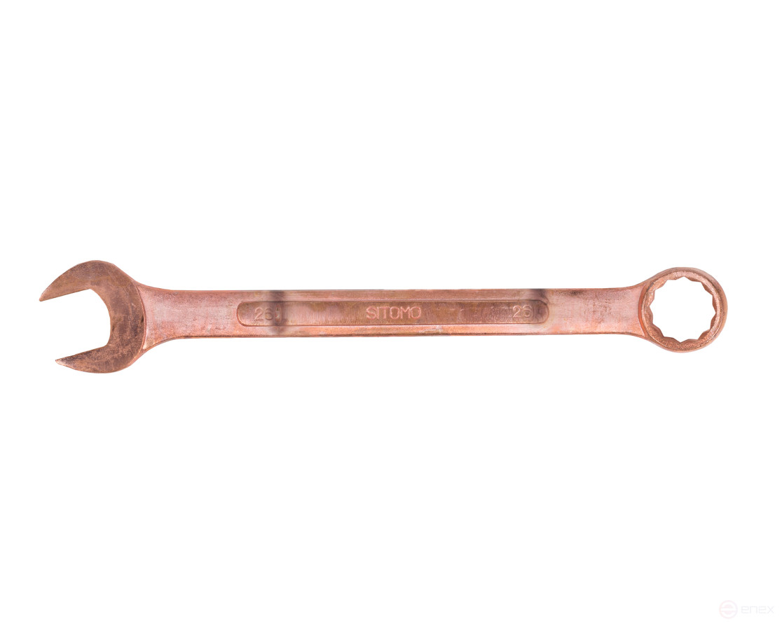 Combination wrench 26x26 mm copper plating SITOMO