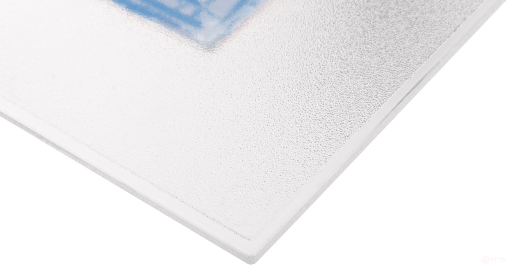 Plastic ironing board 280x140x3 mm, transparent