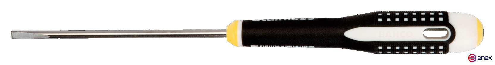 Отвертка с рукояткой ERGO под винты со шлицем 0,5x3,5x75 мм, из нержавеющей стали