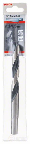 Спиральное сверло из быстрорежущей стали HSS PointTeQ 14,5 мм (укороченный хвостовик)