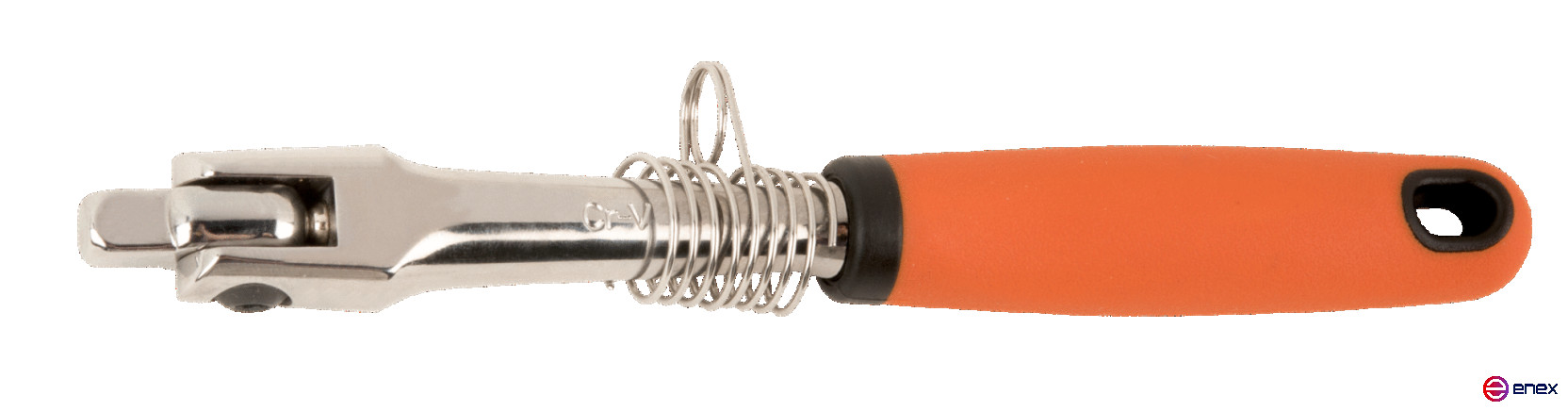 1/4" Handle with hinge and safety spring, 150 mm