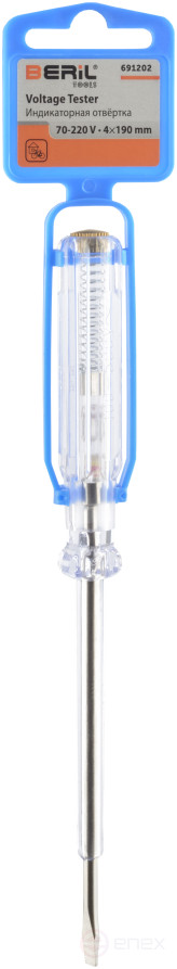 Plastic probe 70-220V (4.0 x 190mm) BERIL