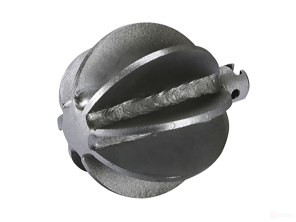 Шарообразная фреза с муфтой 32 мм / диаметр насадки 115 мм (восьмигранная)