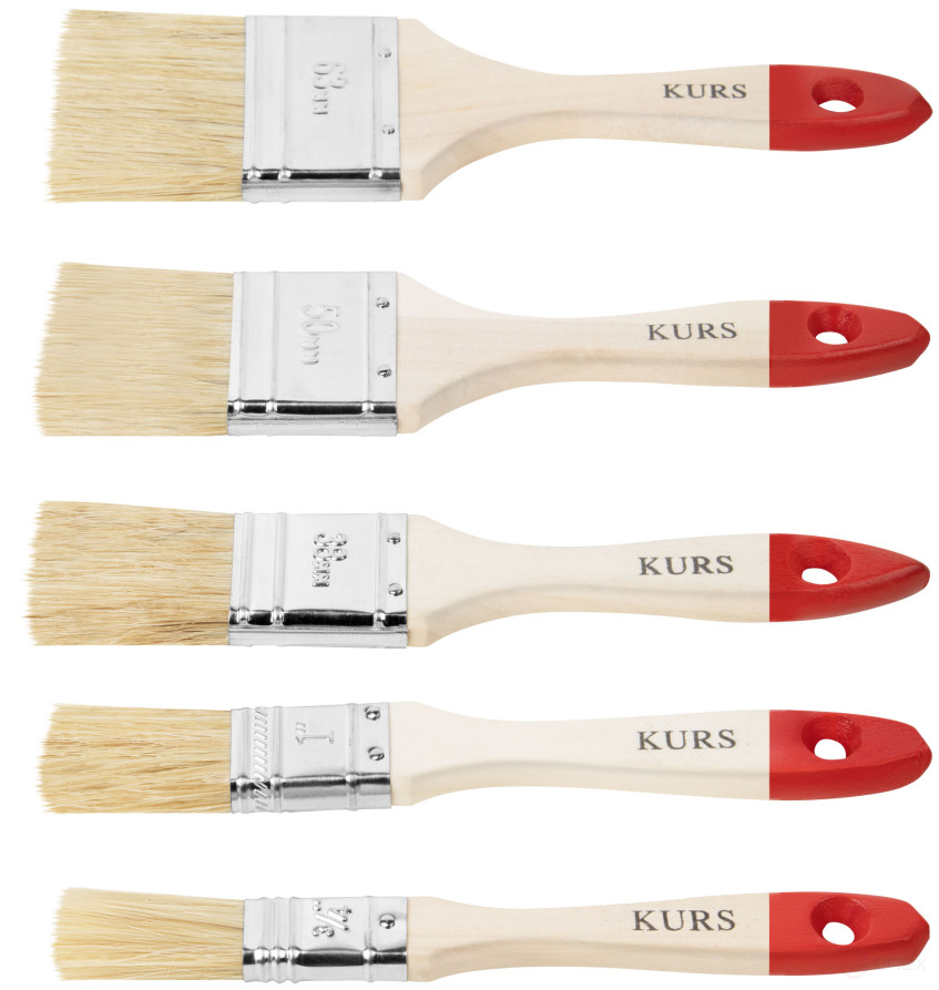 Набор кистей "Оптима" 5 шт. (19, 25, 38, 50, 63 мм)