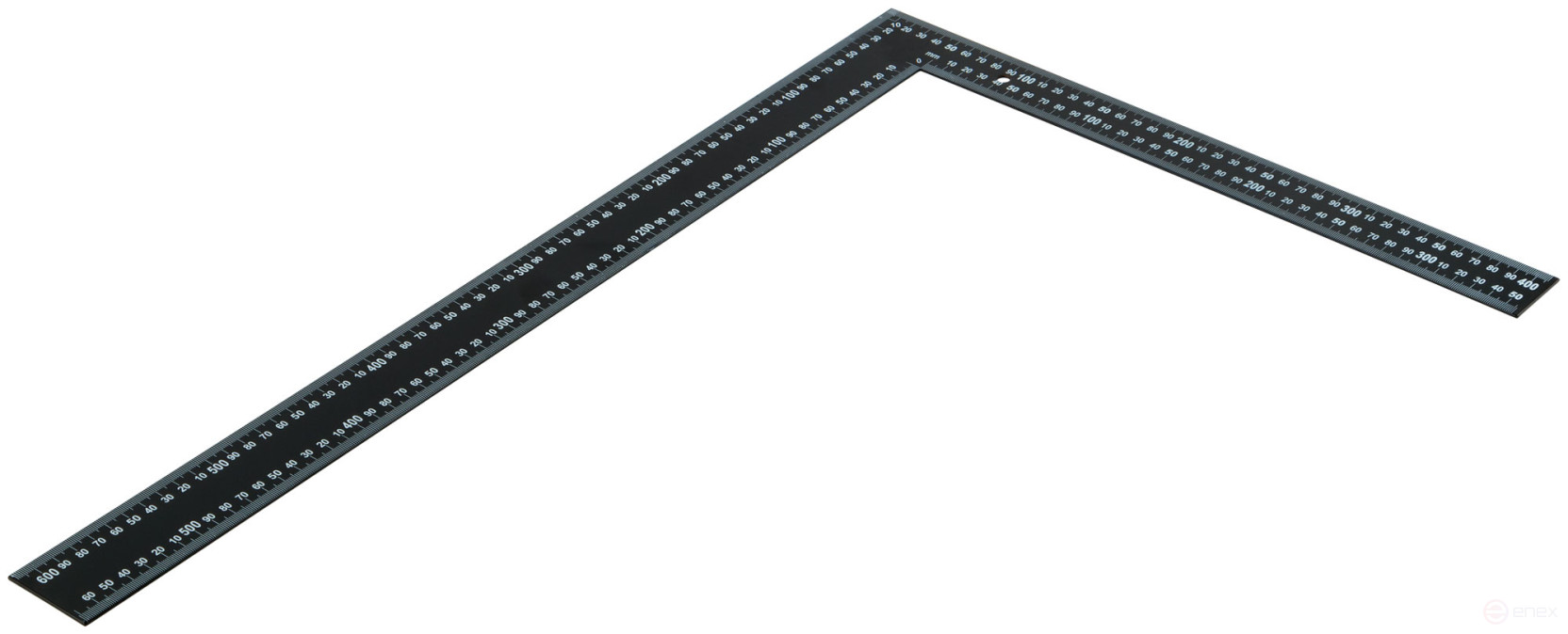 Угольник столярный цельнометаллический, крашеная шкала 400 х 600 мм