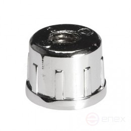 Заглушка внутр. трубы d25 (511Е) 0,6-0,8 с резьбой М10, хром AKS