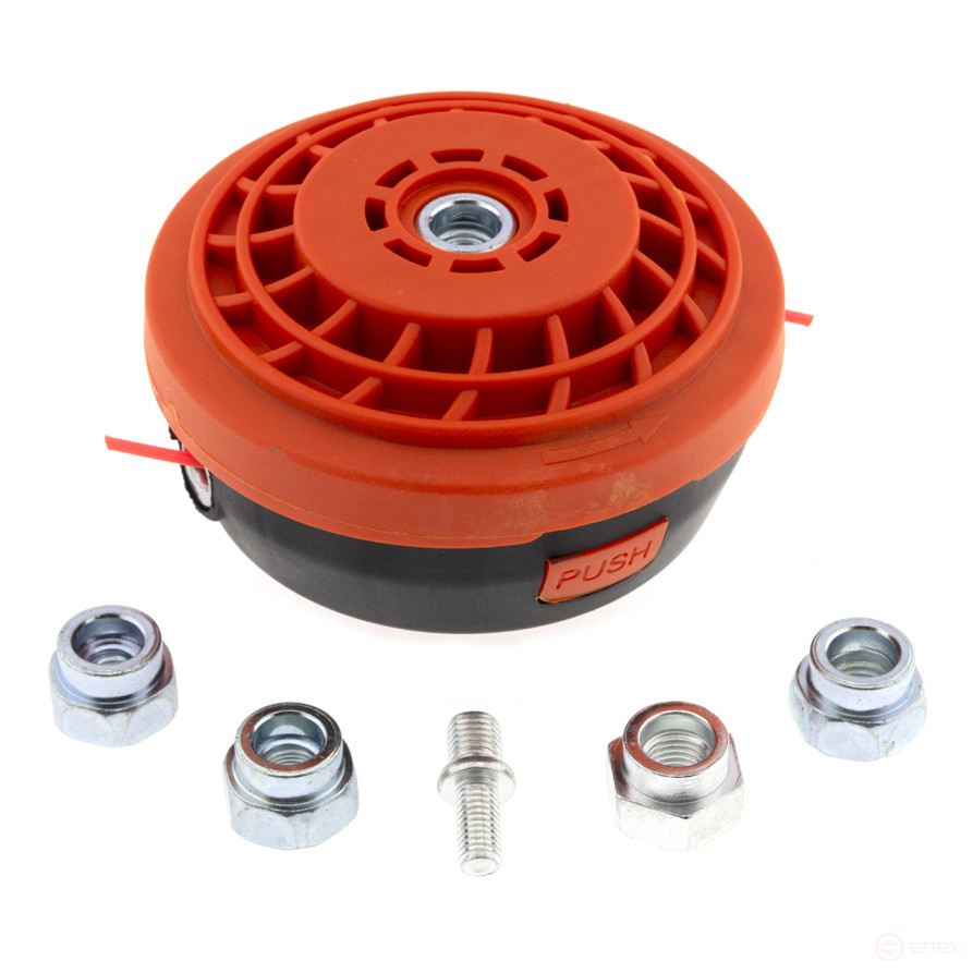 Катушка для триммера 5F, 5 гаек, полуавтомат, с подш., М10х1.25, Чеглок (25)