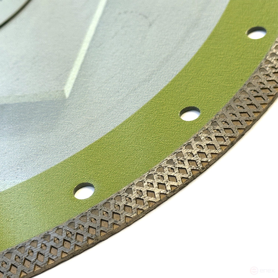 Diamond disc on porcelain stoneware, X-edge Ø150*1.5*22.23 Ceramics Expert Adel Instrument