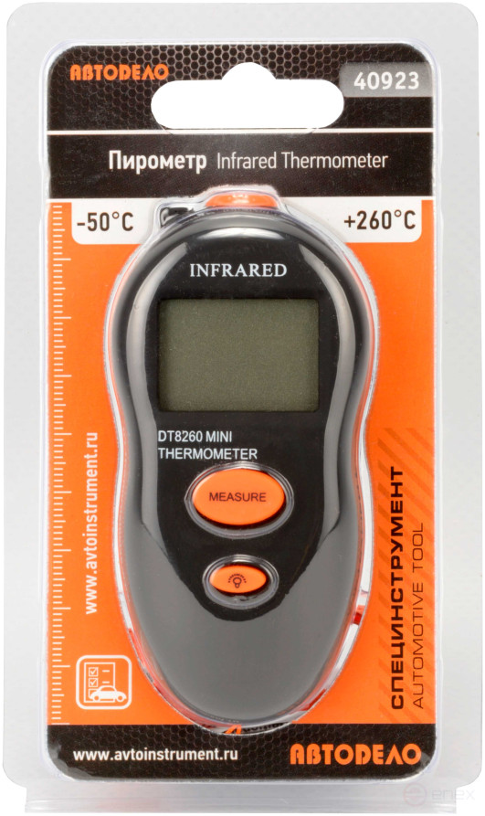 Тестер инфракрасный термометр-пирометр (АвтоDело) 40923