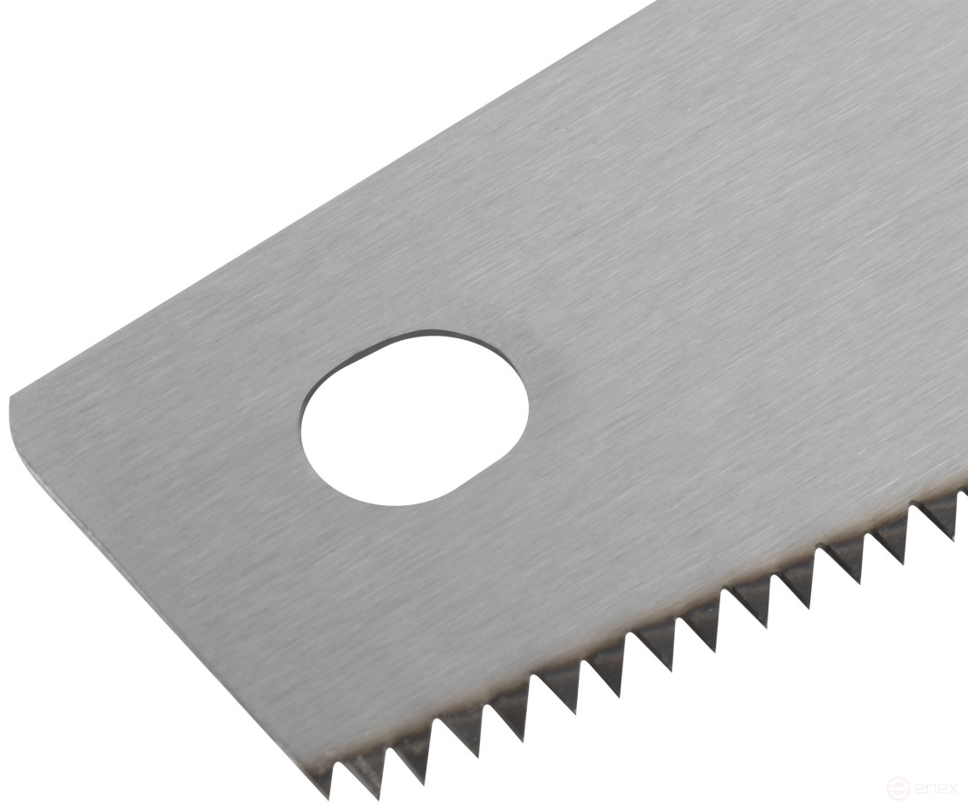 Wood hacksaw, 7 TRI medium tempered tooth, 2D sharpening, 500 mm rubberized plastic handle